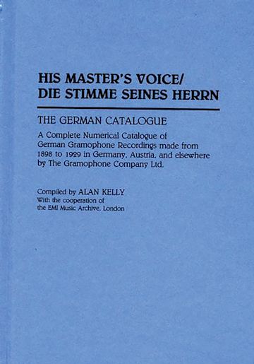 His Master's Voice/Die Stimme Seines Herrn cover