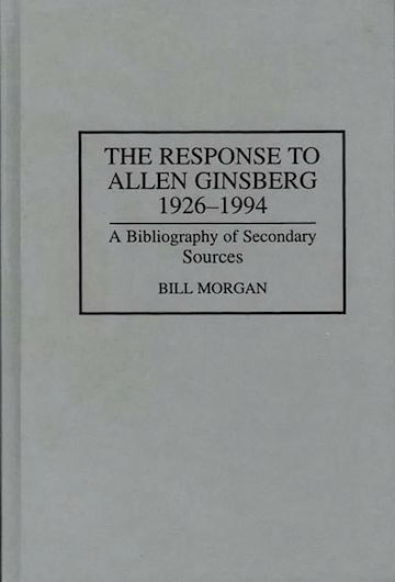 The Response to Allen Ginsberg, 1926-1994 cover