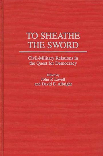 To Sheathe the Sword cover