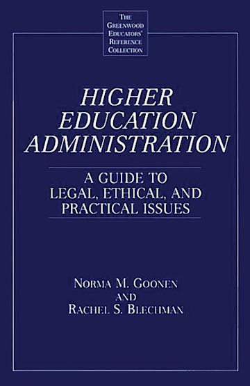 Higher Education Administration cover