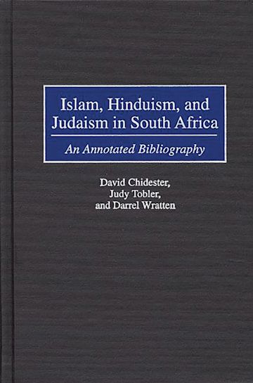 Islam, Hinduism, and Judaism in South Africa cover