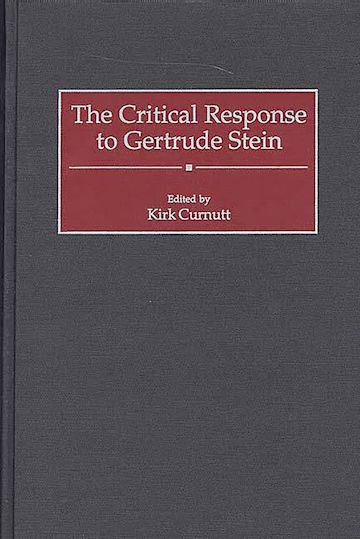 The Critical Response to Gertrude Stein cover