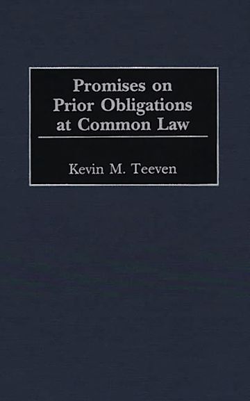 Promises on Prior Obligations at Common Law cover