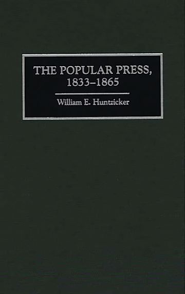 The Popular Press, 1833-1865 cover