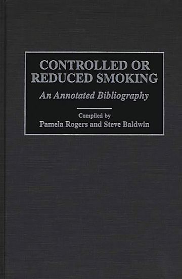 Controlled or Reduced Smoking cover