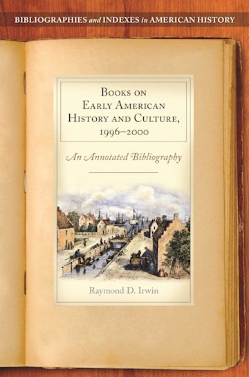 Books on Early American History and Culture, 1996–2000 cover