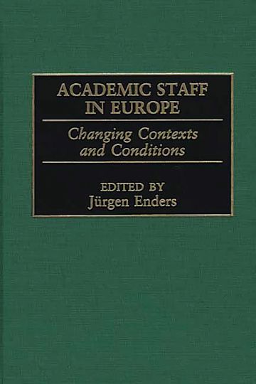 Academic Staff in Europe cover