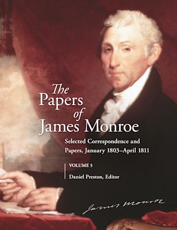 The Papers of James Monroe, Volume 5 cover