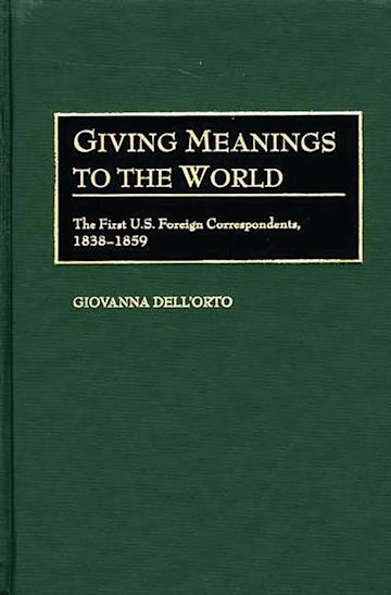 Giving Meanings to the World cover