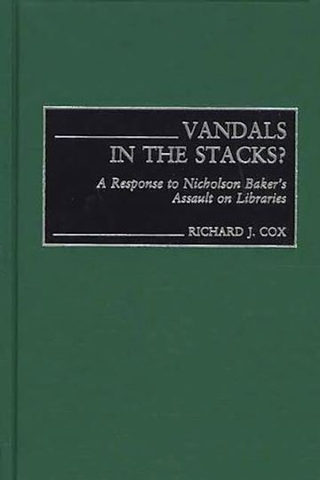 Vandals in the Stacks? cover