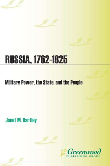 Russia, 1762-1825 cover