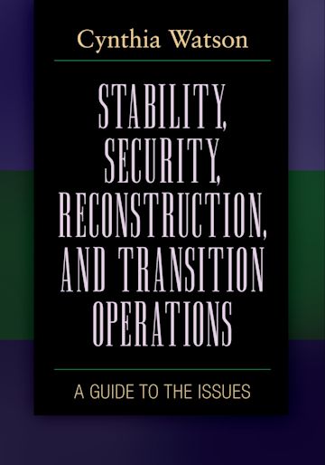Stability, Security, Reconstruction, and Transition Operations cover