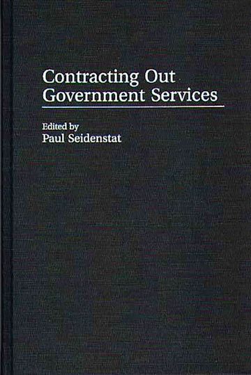 Contracting Out Government Services cover