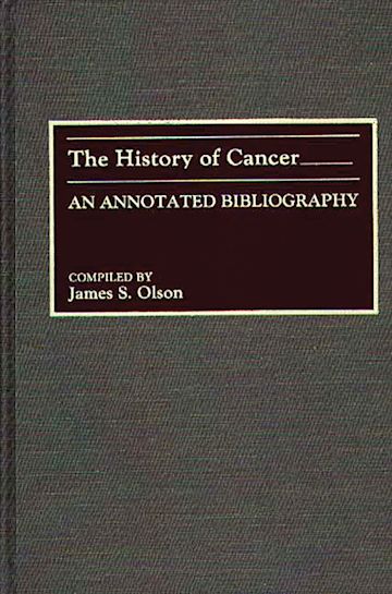 The History of Cancer cover