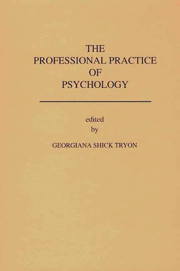 The Professional Practice of Psychology cover