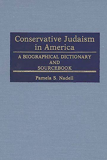 Conservative Judaism in America cover