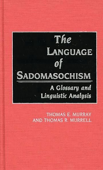 The Language of Sadomasochism cover