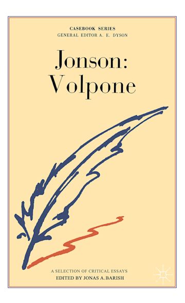Jonson: Volpone cover