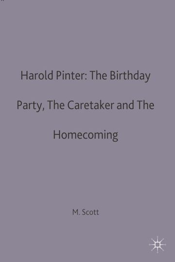 Harold Pinter: The Birthday Party, The Caretaker and The Homecoming cover