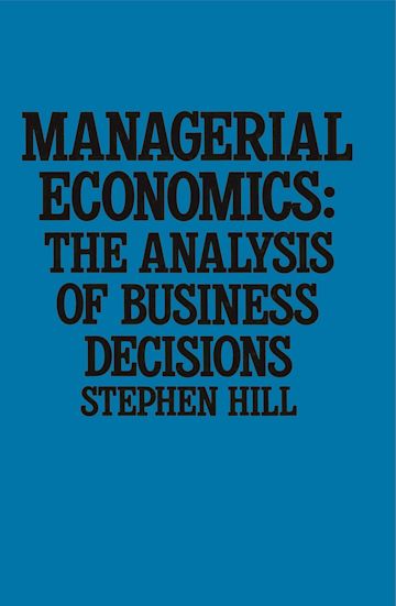 Managerial Economics cover