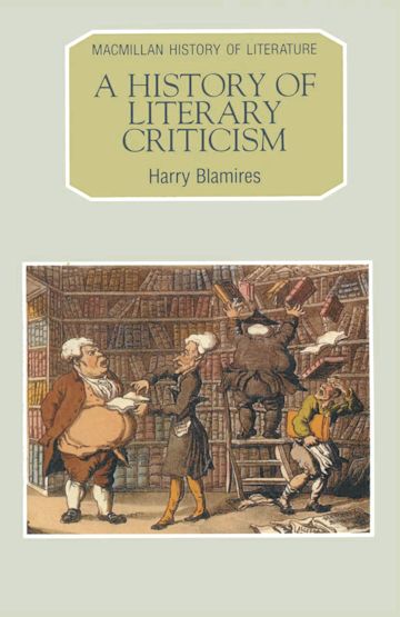 A History of Literary Criticism cover