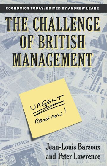 The Challenge of British Management cover