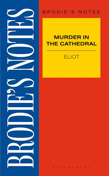 Eliot: Murder in the Cathedral cover