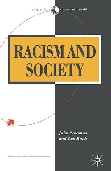 Racism and Society cover