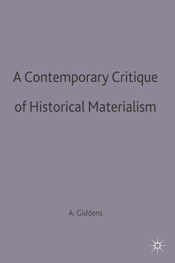 A Contemporary Critique of Historical Materialism cover