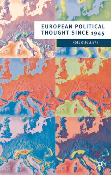 European Political Thought since 1945 cover