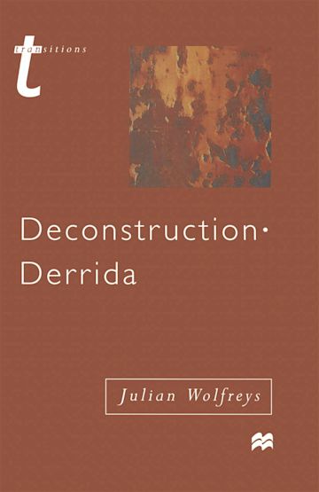 Deconstruction - Derrida cover