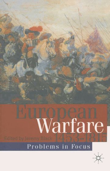 European Warfare 1453-1815 cover