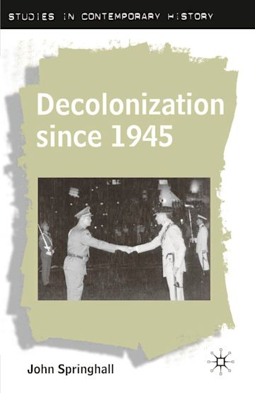 Decolonization since 1945 cover