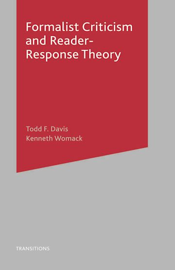 Formalist Criticism and Reader-Response Theory cover