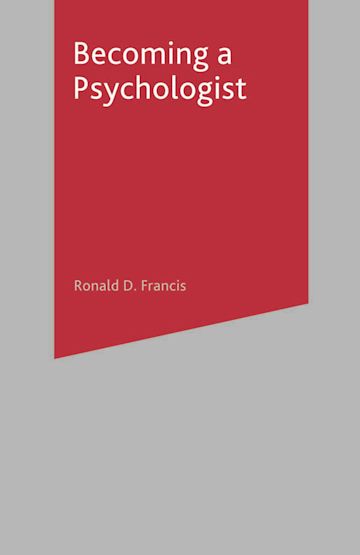 Becoming a Psychologist cover