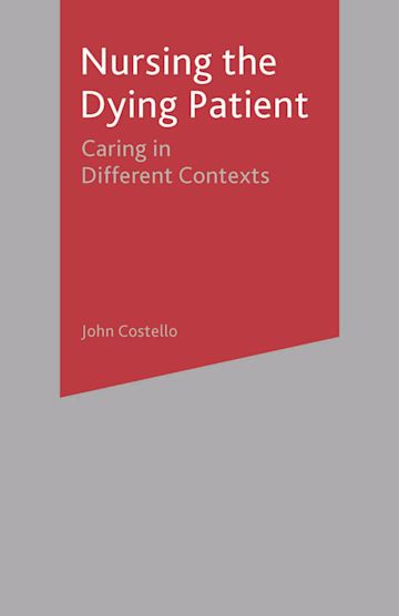 Nursing the Dying Patient cover