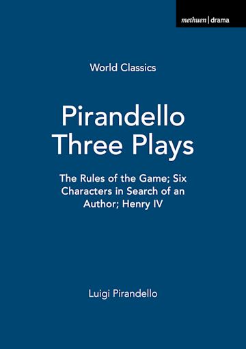 Pirandello Three Plays cover