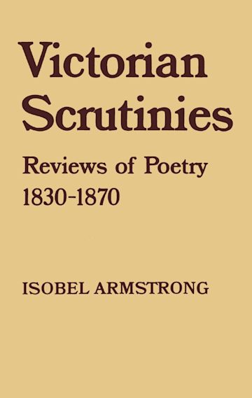 Victorian Scrutinies cover