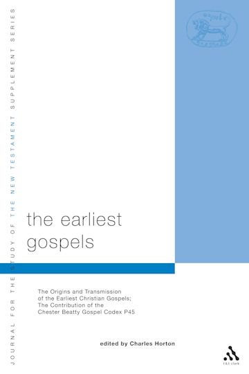 The Earliest Gospels cover