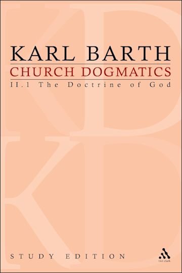 Church Dogmatics Study Edition 9 cover