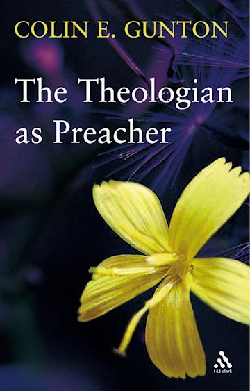 The Theologian as Preacher cover