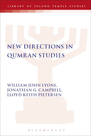 New Directions in Qumran Studies cover