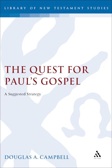 The Quest for Paul's Gospel cover