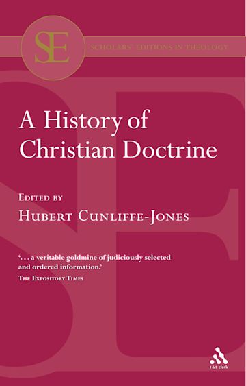 A History of Christian Doctrine cover