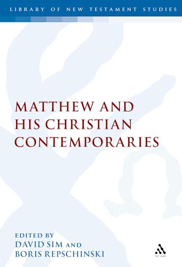 Matthew and his Christian Contemporaries cover