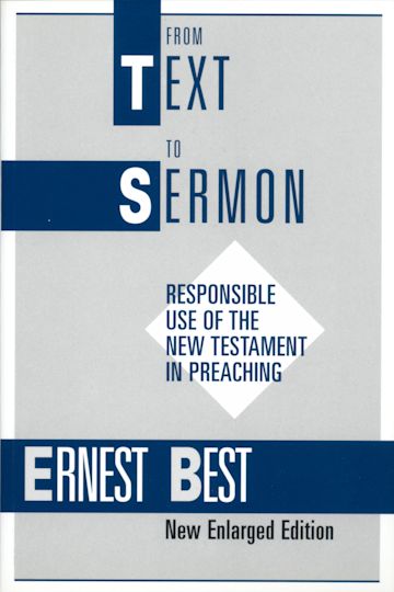 From Text to Sermon cover