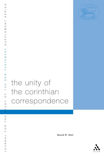 Unity of Corinthian Correspondence cover