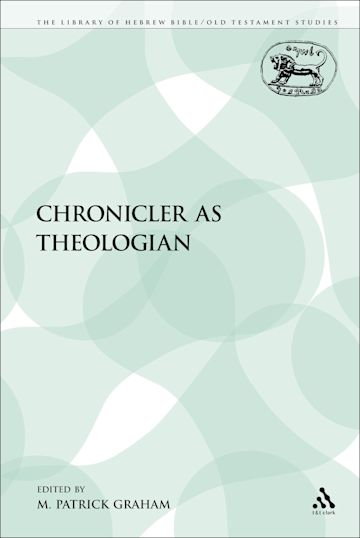 The Chronicler as Theologian cover