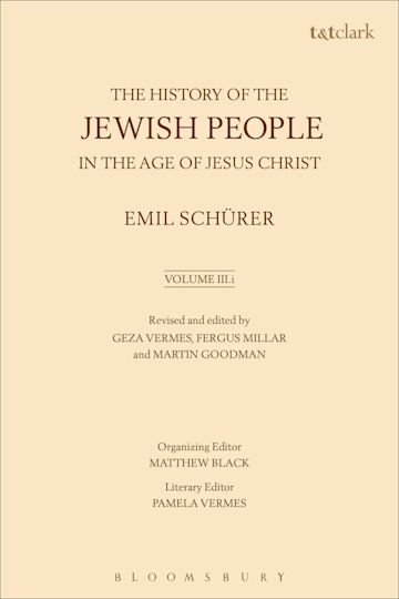 The History of the Jewish People in the Age of Jesus Christ: Volume 3.i cover