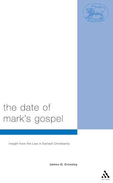 The Date of Mark's Gospel cover